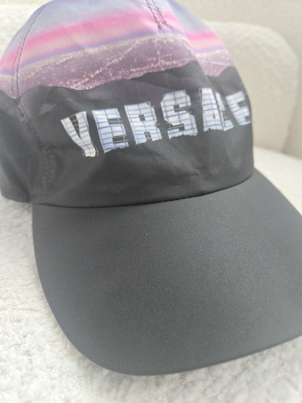 VERSACE EUC Multicolor Nylon Baseball Cap – Size 58 - Picture 11 of 14